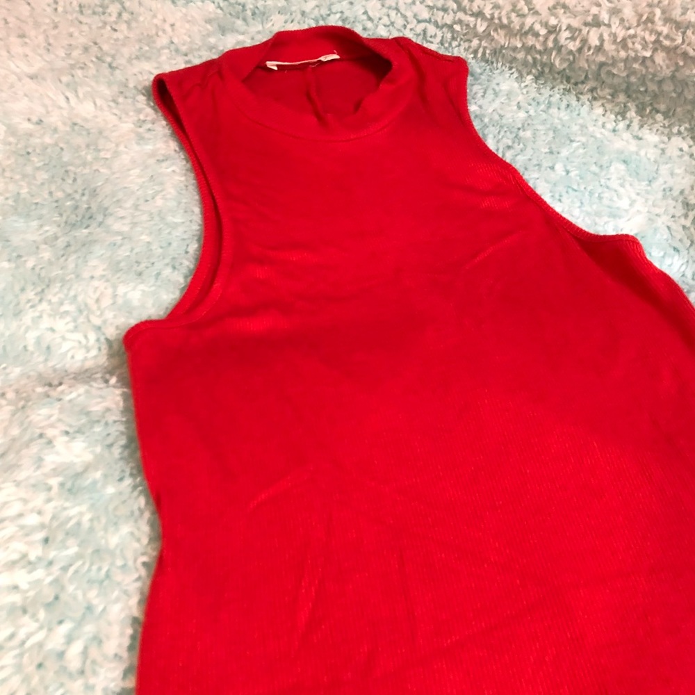 High-Neck Swing Dress